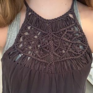 Hollister Crochet Tank